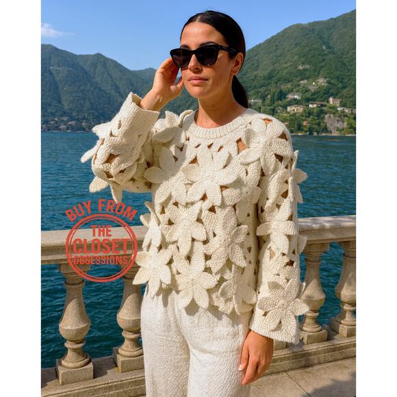 RARE!!! ZARA Cut Out Sweater NWT - Picture 1 of 16